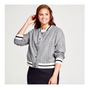 BOGO $5 Plaid Bomber Jacket